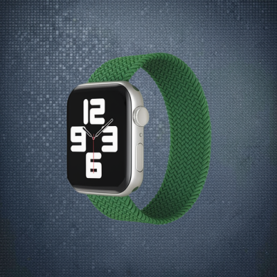 Apple Watch 38mm Ayarlı Solo Silikon Kordon - Haki Yeşil
