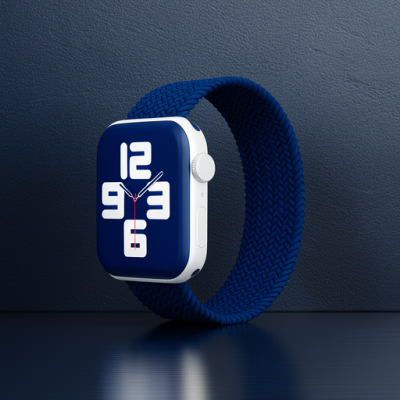 Apple Watch 38mm Ayarlı Solo Silikon Kordon - Lacivert