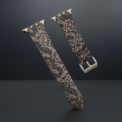 Apple Watch 38mm Creeper Desenli Kordon - Kahverengi