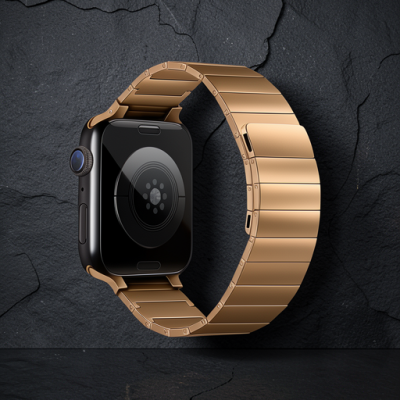 Apple Watch 38mm Kr404 Huks Kordon - Gold