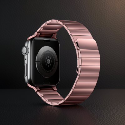 Apple Watch 38mm Kr404 Huks Kordon - Rose Gold