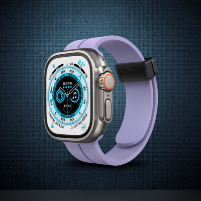 Apple Watch 38mm Kr412 Elegance Stylısh Kordon (saat Değildir) - Lila