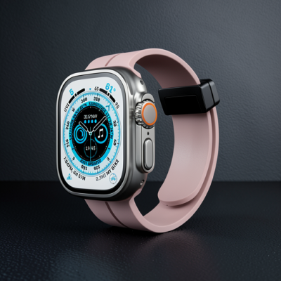 Apple Watch 38mm Kr412 Elegance Stylısh Kordon (saat Değildir) - Pudra