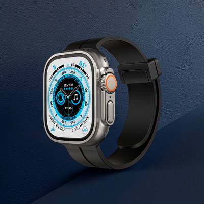 Apple Watch 38mm Kr412 Elegance Stylısh Kordon (saat Değildir) - Siyah