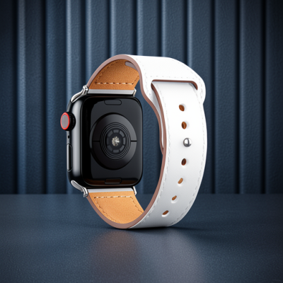 Apple Watch 38mm Kr415 Luaz Deri Kordon (saat Değildir) - Beyaz