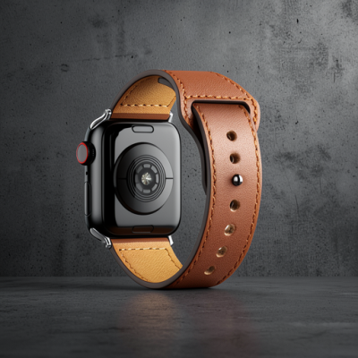 Apple Watch 38mm Kr415 Luaz Deri Kordon (saat Değildir) - Kahverengi
