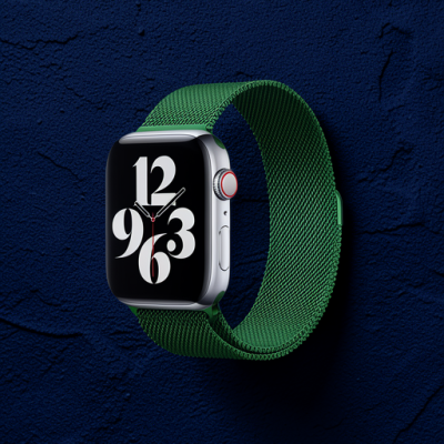 Apple Watch 38mm Metal Mıknatıslı Kordon - Yeşil