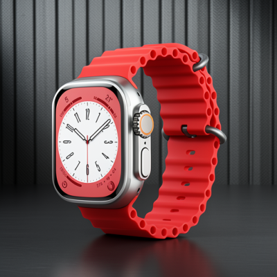Apple Watch 38mm Ocean Kordon - Kırmızı