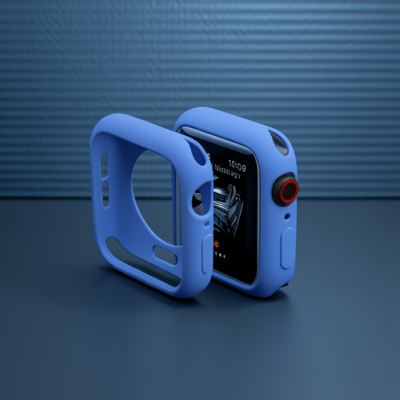 Apple Watch 40mm Silikon Alt Kasa - Mavi