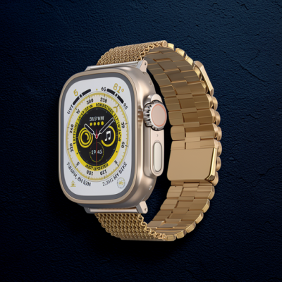 Apple Watch 42mm Ascend Metal Kordon (saat Değildir) - Gold