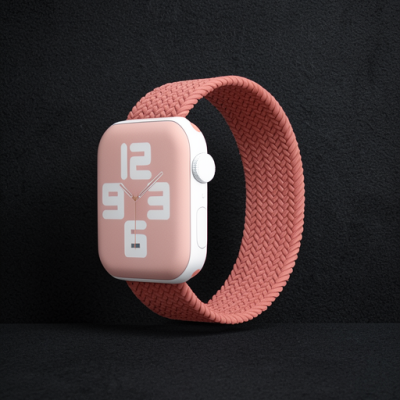 Apple Watch 42mm Ayarlı Solo Silikon Kordon - Pembe
