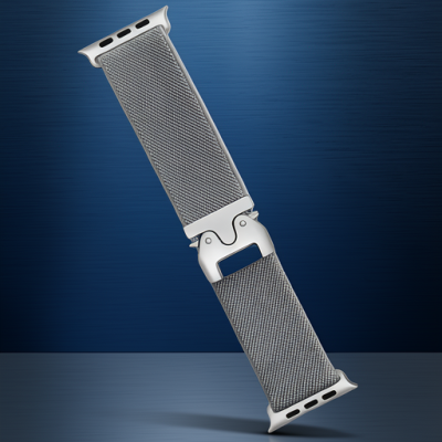 Apple Watch 42mm Forest Kumaş Kordon - Titan Gri