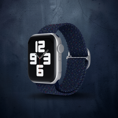 Apple Watch 42mm Kordon - Benekli Lacivert