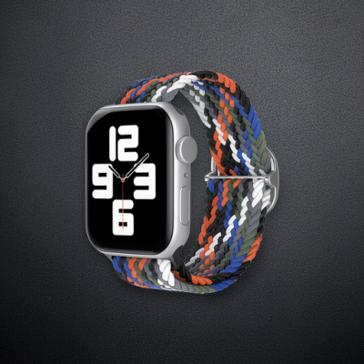 Apple Watch 42mm Kordon - Gri-turuncu