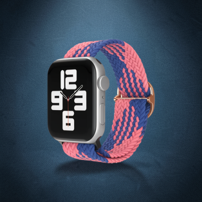 Apple Watch 42mm Kordon - Pembe-mavi