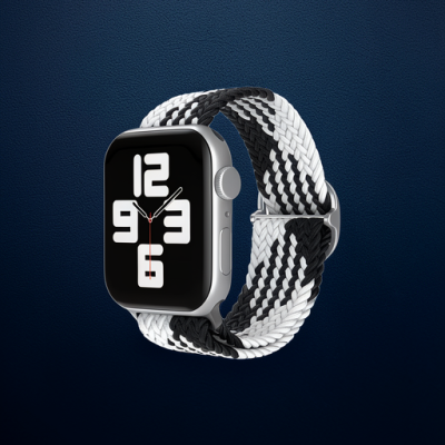 Apple Watch 42mm Kordon - Siyah-beyaz