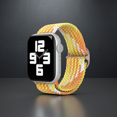 Apple Watch 42mm Kordon - Turuncu-sarı