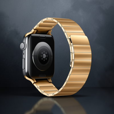 Apple Watch 42mm Kr404 Huks Kordon - Gold