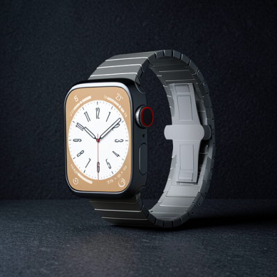 Apple Watch 42mm Kr413 Fine Steel Kordon (saat Değildir) - Yıldız Işığı