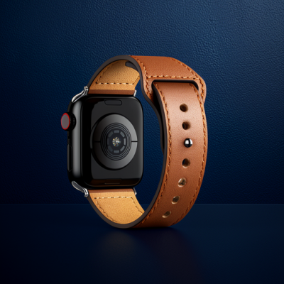 Apple Watch 42mm Kr415 Luaz Deri Kordon (saat Değildir) - Kahverengi
