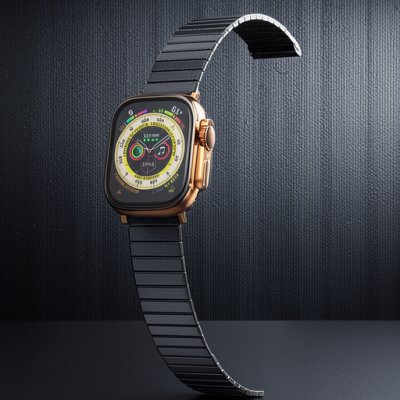 Apple Watch 42mm Made Metal Kordon (saat Değildir) - Siyah