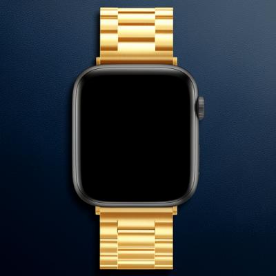 Apple Watch 42mm Metal Baklalı Kordon - Gold
