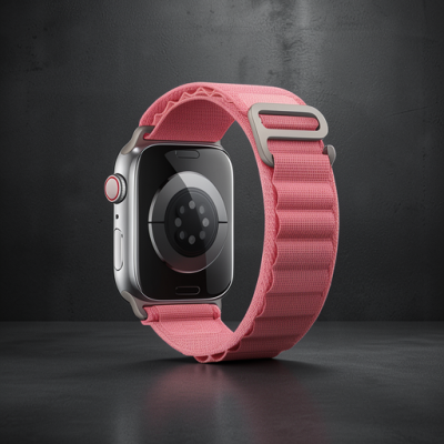Apple Watch 42mm Mountain Kordon - Pembe