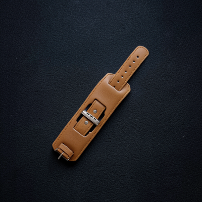 Apple Watch 42mm Nl17 Deri Kordon - Taba