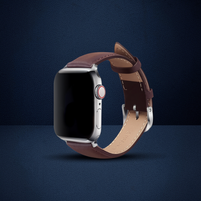 Apple Watch 42mm Nl26 Deri Kordon - Kahverengi