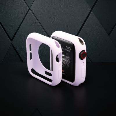 Apple Watch 42mm Silikon Alt Kasa - Lila