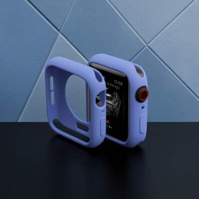 Apple Watch 42mm Silikon Alt Kasa - Mavi