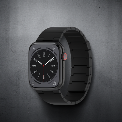 Apple Watch 45mm Carbon Steel Kordon (saat Değildir) - Siyah