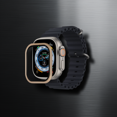 Apple Watch Ultra 49mm Alüminyum Kasa Cam Ekran Koruyucu - Yıldız Işığı