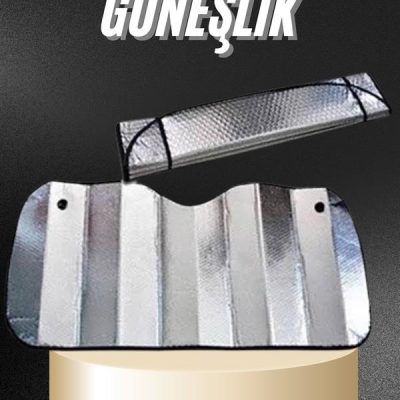 Araba Ön Cam Güneşliği Katlanabilir Oto Güneşlik Tüm Araç Modellerine Uygun