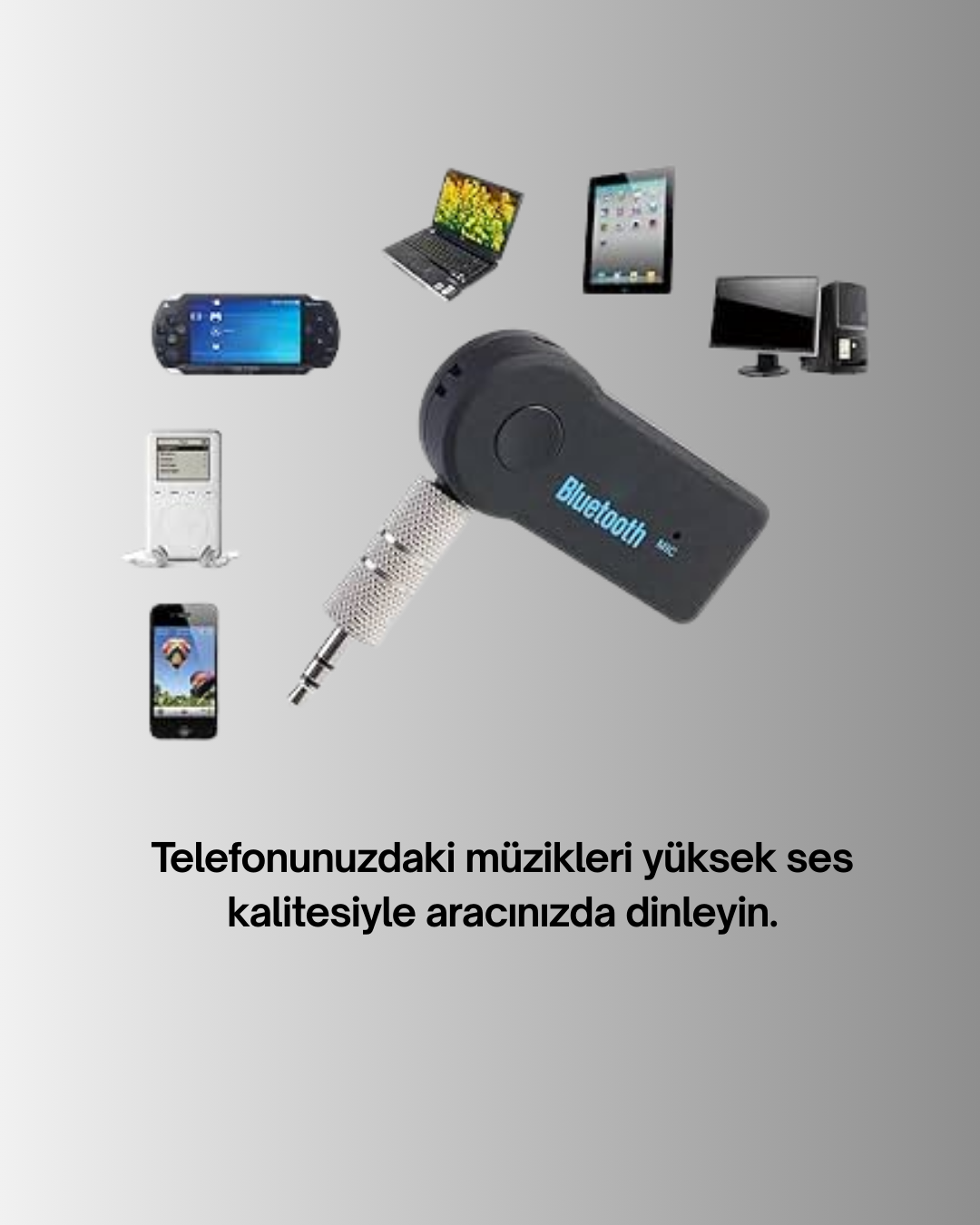 Kablosuz Bağlantı ile Müzik ve Görüşme Araç Kiti