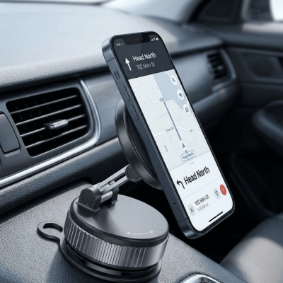 Araç İçi Manyetik Navigasyon Telefon Tutucu Güçlü Mıknatıslı Stand