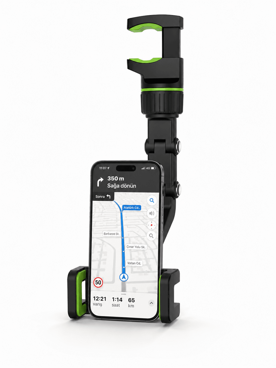 Dikiz Aynası Telefon Tutucu Katlanabilir Ayarlanabilir Araç İçi Telefon Standı