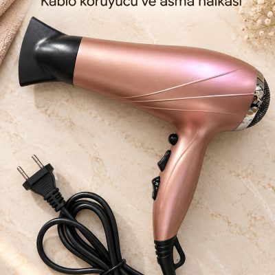 Asma Halkalı Kablolu Saç Kurutma Makinesi