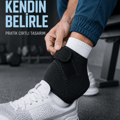 Ayarlanabilir Topuk Desteği M Beden 40-45 Numara Cırtlı Günlük Kullanım