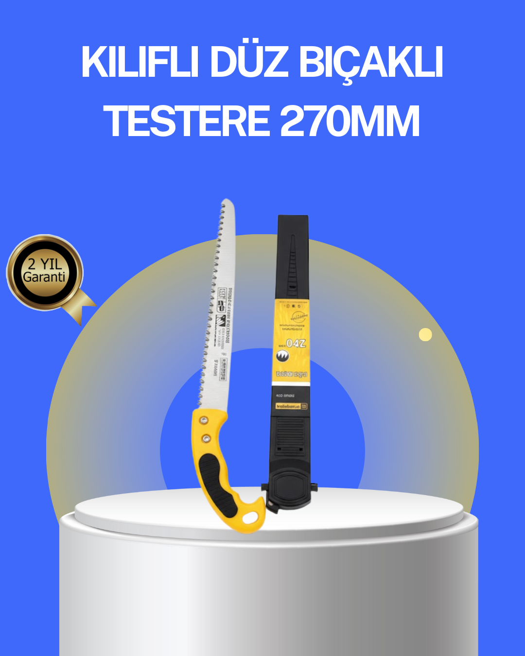 Bahçe ve Ağaç Budama Testeresi Ergonomik Saplı