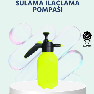 Basınçlı El Pompası 2 Litre Bakır Nozul Ayarlı Jet ve Dağınık Atım