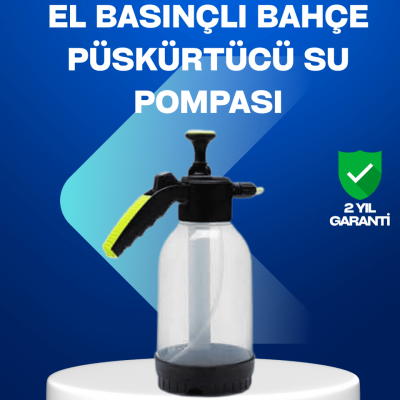 Basınçlı Manuel Köpük Pompası 2L Ayarlanabilir Sprey Başlıklı Temizlik