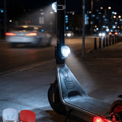Bisiklet Emniyet Lambası 2li Set Güçlü LED Çakar Işık