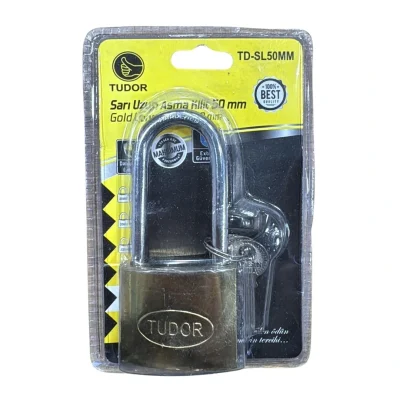 Blisterli Uzun Sarı 50 mm Kilit