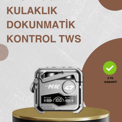 Bluetooth 5.0 Kulak İçi Kablosuz Kulaklık – Dokunmatik Kontrol, Düşük Gecikme