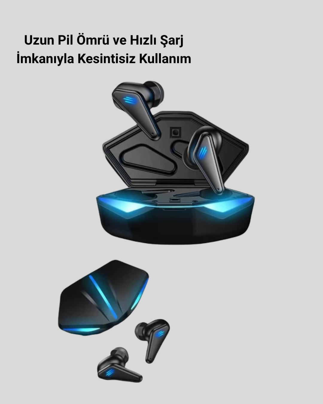 Profesyonel Bluetooth 5.0 Kulaklık – Dokunmatik Kontrol, 3D Surround Ses