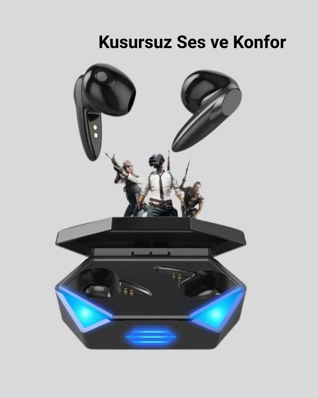 Profesyonel Bluetooth 5.0 Kulaklık – Dokunmatik Kontrol, 3D Surround Ses