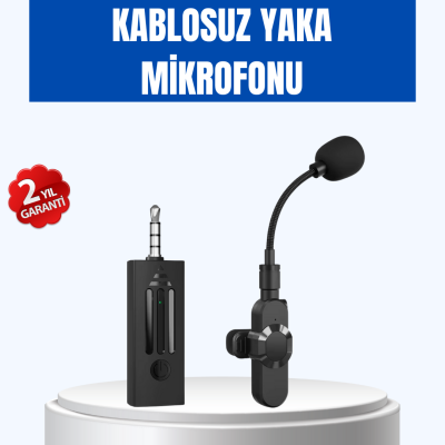 Bluetooth 5.2 Destekli Gürültü Önleyici Kablosuz Mikrofon