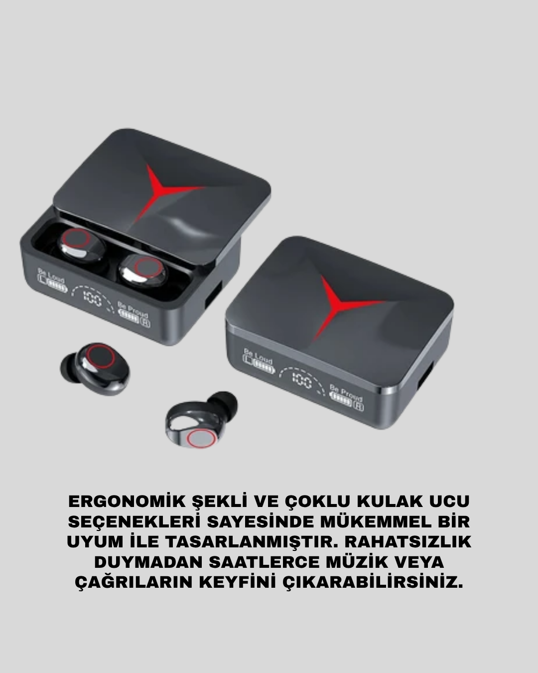 IPX6 Suya Dayanıklı Kablosuz Kulaklık – Hafif ve Taşınabilir Tasarım Yeni Nesil