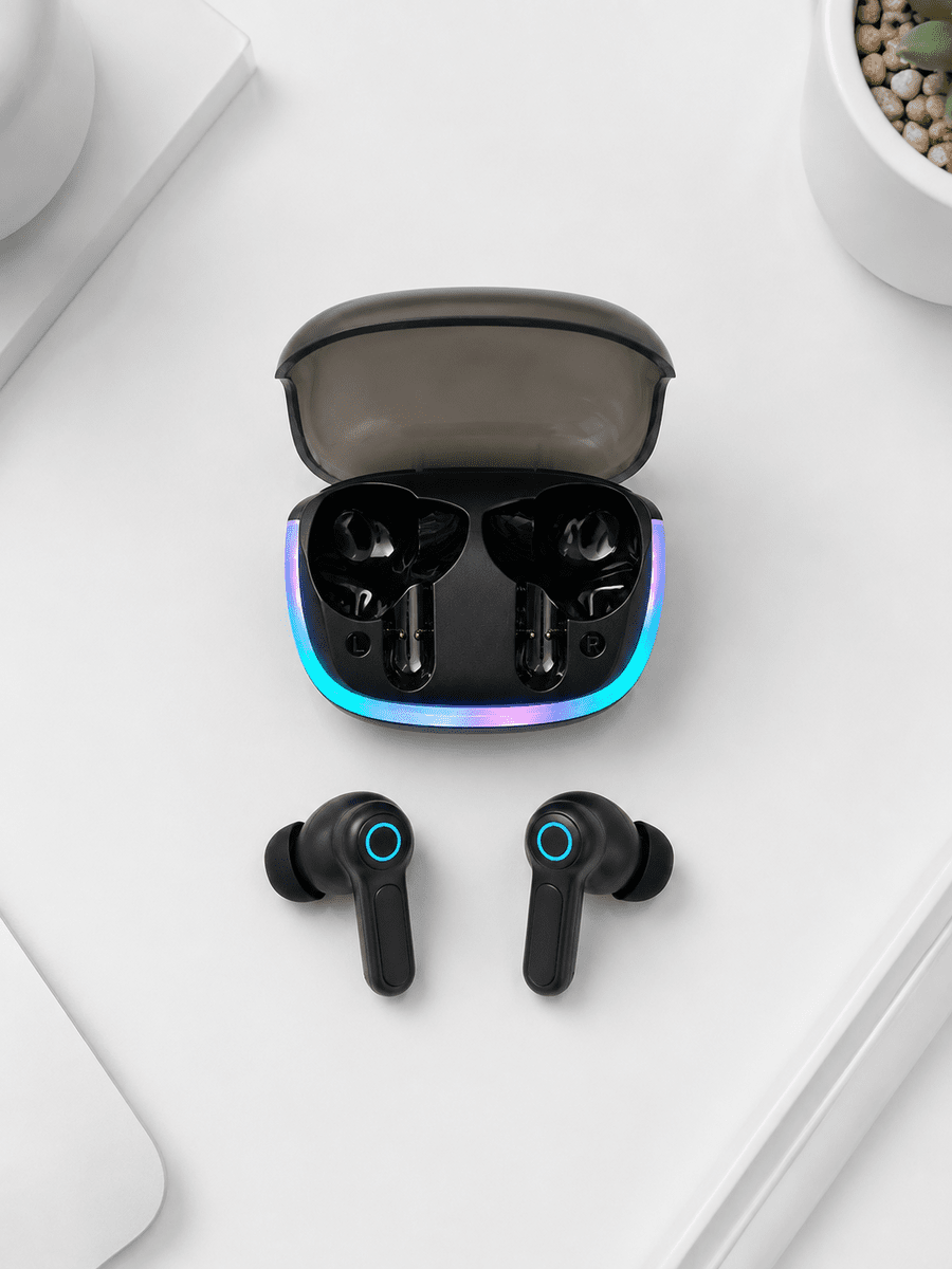 WS Bluetooth Kulaklık Quad ENC HD Voice 500mAh Şarj Kutulu Kablosuz Kulaklık